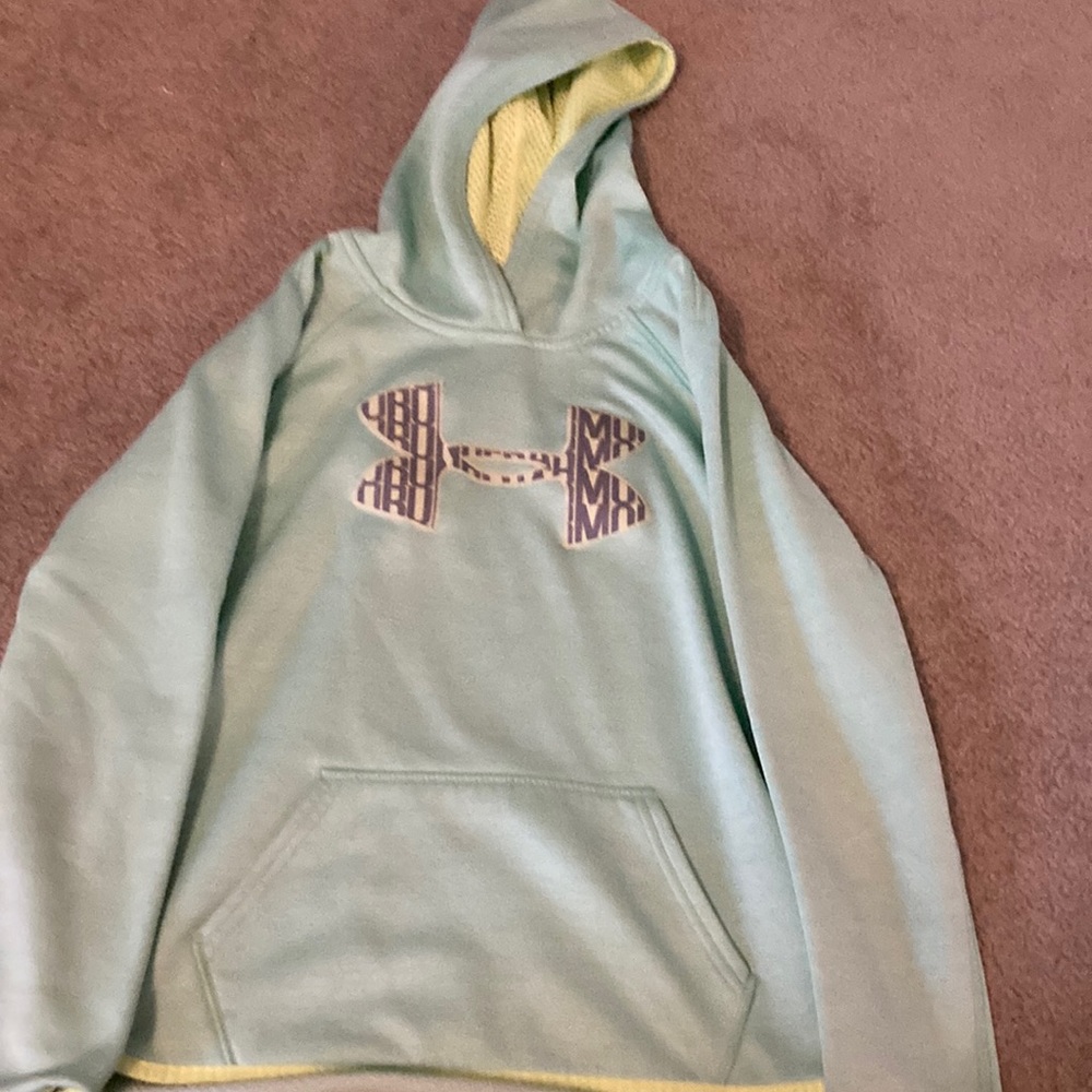 Green hoodie